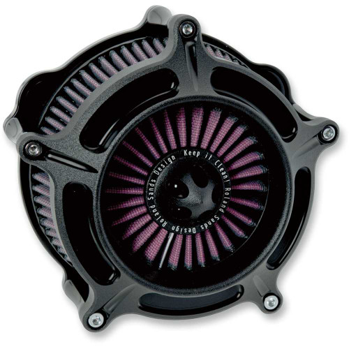RSD 02062039SMB Rsd Turbine Air Cleaner Kit - Black Ops 0206-2039-Smb