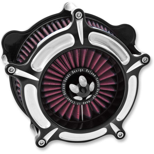 RSD 02062037BM Rsd Turbine Air Cleaner Kit - Contrast Cut 0206-2037-Bm