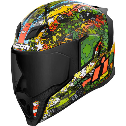 ICON 0101-15060 Airflite Helmet - Gp23 - Green - Large
