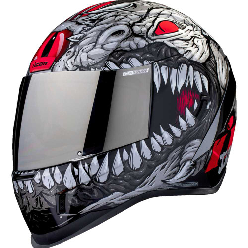 ICON 0101-16957 Airform Helmet - Kryola Kreep - Mips - Silver - Xl