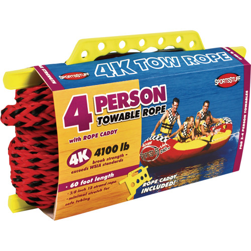 Airhead Sports Group Rope - Towable - 4 Rider - Red 57-1532