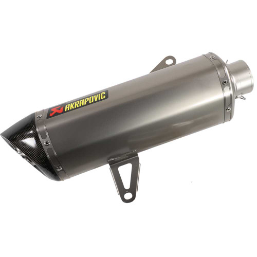 AKRAPOVIC SY3SO1HRSS/1 Akrapovic Slip-On Scooter Muffler - Stainless Steel S-Y3So1-Hrss/1