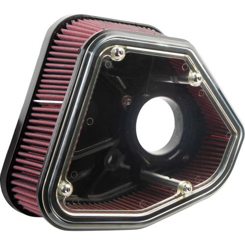 Alloy Art Boom Box Air Cleaner Kit - Black Cover 2.8M8Bp