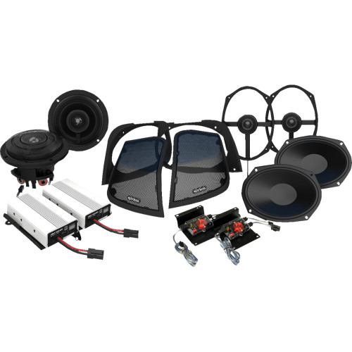 Amplifer/Speaker Kit - Fairing - Saddlebag W/Cut In Wba Retro 800.4Sg