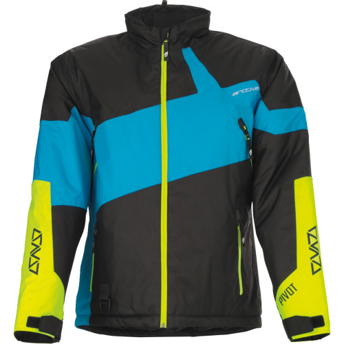 Arctiva Pivot 6 Jacket - Black/Blue/Hi-Vis - Medium Arctiva Pivot 6 Jacket - Black/Blue/Hi-Vis - Medium