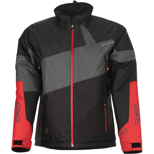 Arctiva Pivot 6 Jacket - Gray/Black/Red - 2Xl