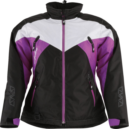 Arctiva Women'S Pivot 6 Jacket - Black/Purple/White - Xl Arctiva Women'S Pivot 6 Jacket - Black/Purple/White - Xl