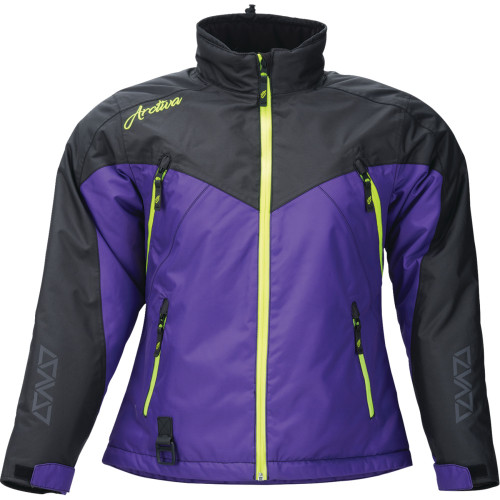 Arctiva Women'S Pivot 7 Jacket - Black/Purple - Small Arctiva Women'S Pivot 7 Jacket - Black/Purple - Small