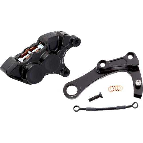 ARLEN NESS 02329 Arlen Ness 4-Piston Caliper - Rear - Black 02-329