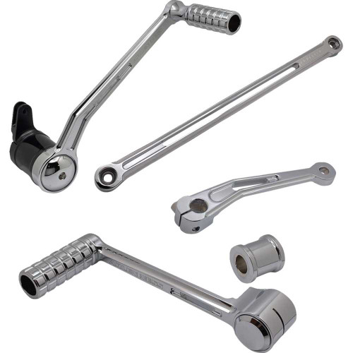 ARLEN NESS 420107 Arlen Ness Deep Cut Foot Control Kit W/ Heel/Toe Shifter - Chrome 420-107