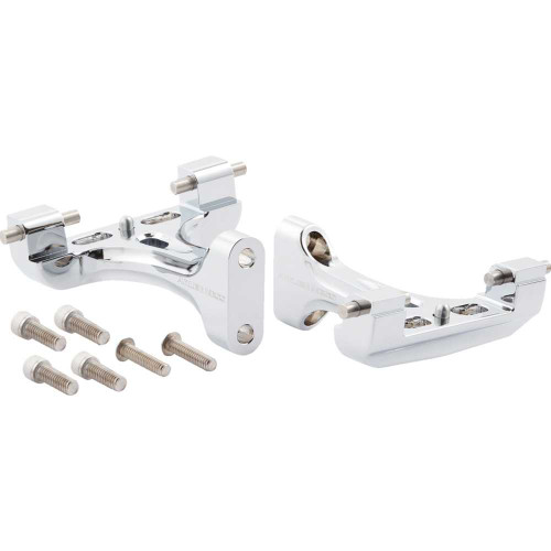 ARLEN NESS 410034 Arlen Ness Forged Passenger Floorboard Mounts - Chrome 410-034