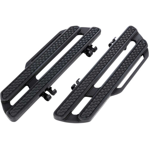 ARLEN NESS 410018 Arlen Ness Method Driver Floorboards - Extended - Black 410-018