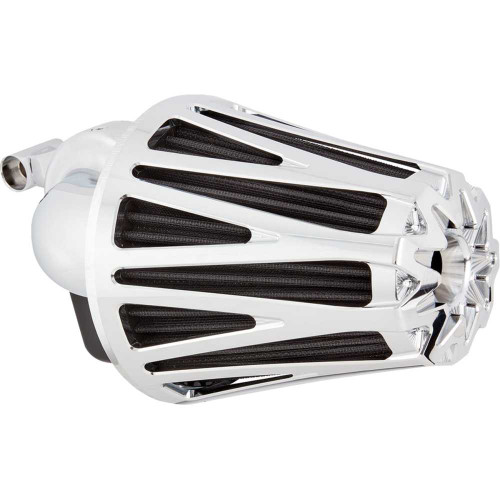 ARLEN NESS 600091 Arlen Ness Monster Sucker Air Cleaner - Chrome 600-091