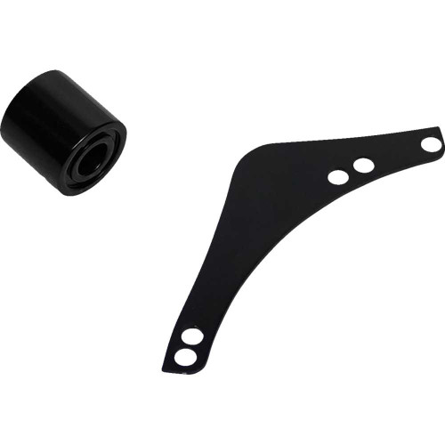 ARLEN NESS 600056 Arlen Ness Replacement Breather Bolt Cover Plate - Inverted/Method/Clear Tear/Sidekick - Left - Black 600-056