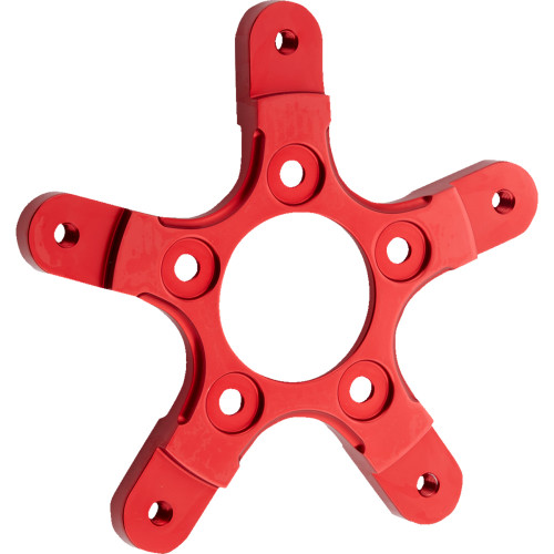 Arlen Ness Rotor Mount - Ness Wheel - Red 33-106