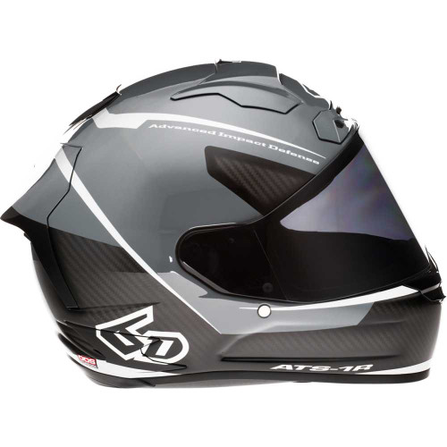 6D HELMETS 300589 Ats-1R Helmet - Alpha - Silver - 2Xl 30-0589