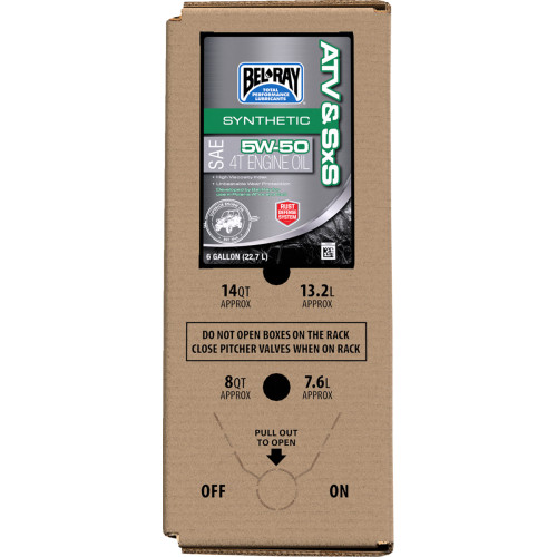 Atv & Sxs Synthetic Oil - 6 Us Gal - Box In Bag 302664150033