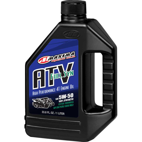 MAXIMA RACING OIL 3086901 Atv Full Synthetic Engine Oil - 5W-50 - Liter 30-86901