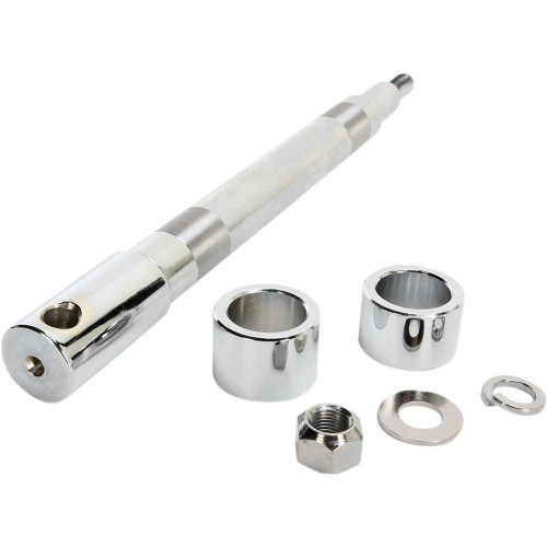 DRAG SPECIALTIES 0214-0954 Drag Specialties Axle Kit - Front - Chrome - '00-'07 Flt