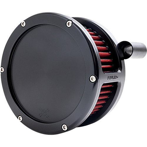 Ba Air Cleaner Kit - Black With Red Filter - '08-'17 Dyna/Softail/Touring 5453