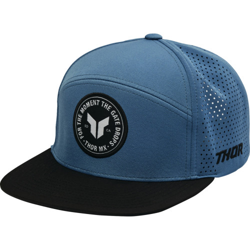 Badge Hat - Slate Blue