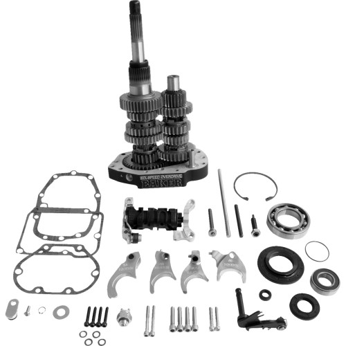 Baker Drivetrain 6-Speed Gear Set - Black Od6-401S-03