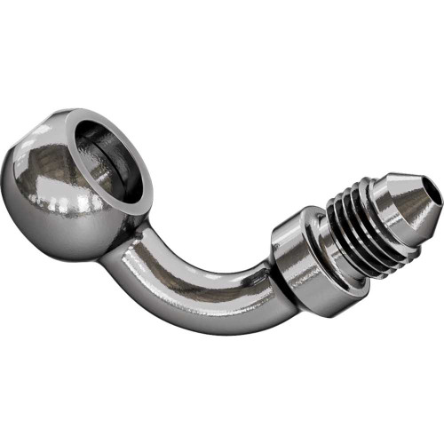 GOODRIDGE P59903C Banjo Adaptor - 3/8" / M10 Bolt - 90 - Stainless Steel P599-03C