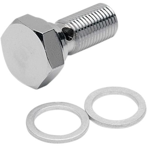 DRAG SPECIALTIES 1742-0050 Drag Specialties Banjo Bolt - 7/16"-24 W/ Step-Down To 3/8"