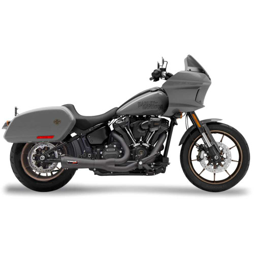BASSANI XHAUST 1S73RBE Bassani Xhaust 2-Into-1 Ripper Short Exhaust System - Black - 49-State 1S73Rbe