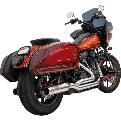 Bassani Xhaust True Dual Performance Exhaust System With 4" Muffler - Stainless Steel 1S97Ss