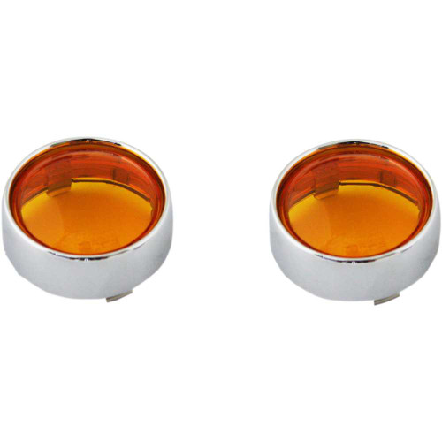 CUSTOM DYNAMICS PBBBEZCA Custom Dynamics Bullet Signal Lenses - Chrome/Amber Pb-B-Bez-Ca