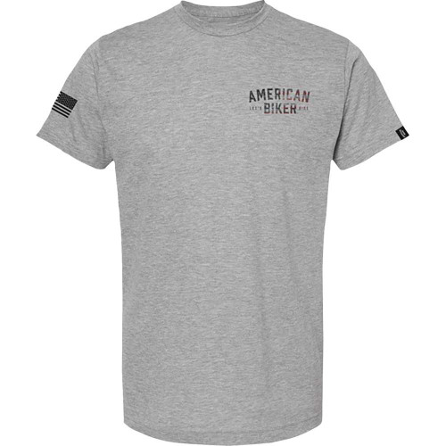 AMERICAN BIKER ABBRWBSAM02S241GY2R Biker Sam Active T-Shirt - Red/White/Blue - 2Xl Abbrwbsam02S241Gy2R