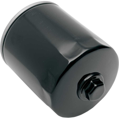 DRAG SPECIALTIES 0712-0021 Drag Specialties Oil Filter With Nut - Black - Twin Cam/M8