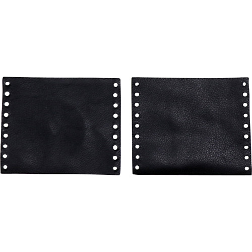 Drag Specialties Grip Cover - Twist - Leather - Harley Davidson - Black