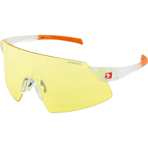 BOBSTER BCAD01 Bobster Cadence Sunglasses - Matte Clear/Orange Bcad01