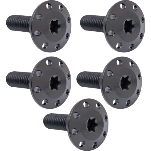 ARLEN NESS 300907 Bolt Kit - Holeshot/Front/Floating/Brake Rotor - Spoke Mount - Black - 5 Pack 300-907