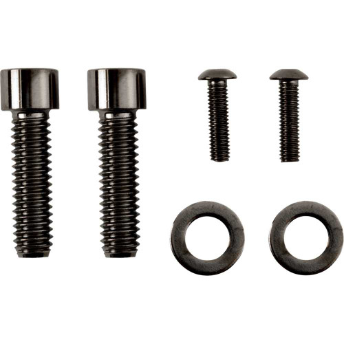DRAG SPECIALTIES 2401-1037 Drag Specialties Bolt Kit - Break - Rear - Black/Chrome - Smooth - M8