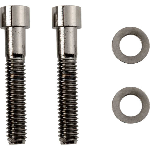 DRAG SPECIALTIES 2401-1029 Drag Specialties Bolt Kit - Starter - Black/Chrome - Smooth - M8