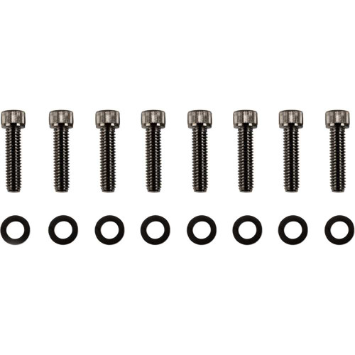 DRAG SPECIALTIES 2401-1032 Drag Specialties Bolt Kit - Transmission Bearing - Knurled - M8