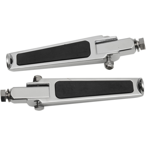 Drag Specialties Bolt-On Footpegs - Rubber Inlay