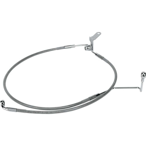 DRAG SPECIALTIES 1741-0708 Drag Specialties Brake Line - Rear - +3" - Softail