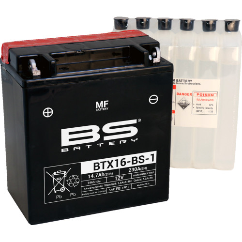 Bs Battery Battery - Btx16-Bs-1 (Ytx) 300623