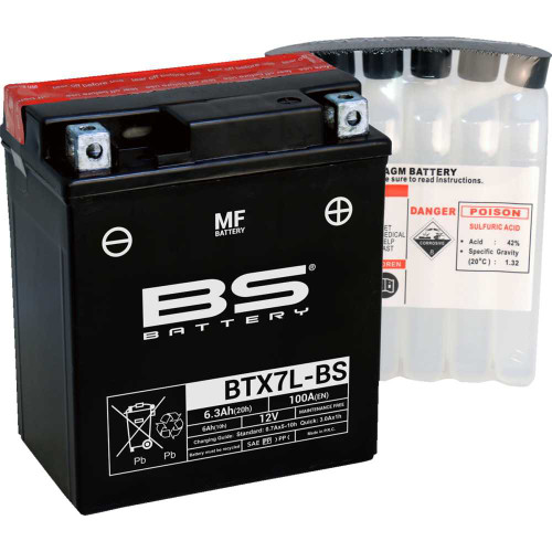 BS BATTERY 300620 Bs Battery Battery - Btx7L-Bs (Ytx) 300620
