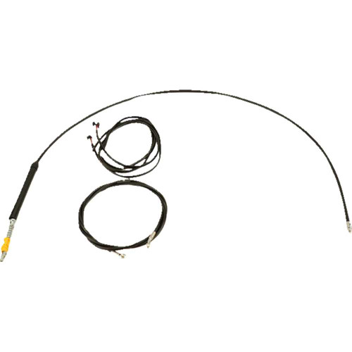 LA CHOPPERS LA8060KT313B Cable Kit - 12" - 14" Handlebars - Black La-8060Kt3-13B