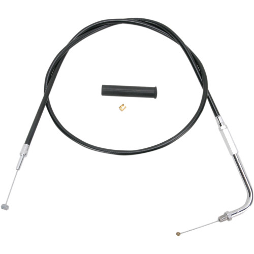 Drag Specialties Black Vinyl Throttle Cable - 36" Drag Specialties Black Vinyl Throttle Cable - 36"