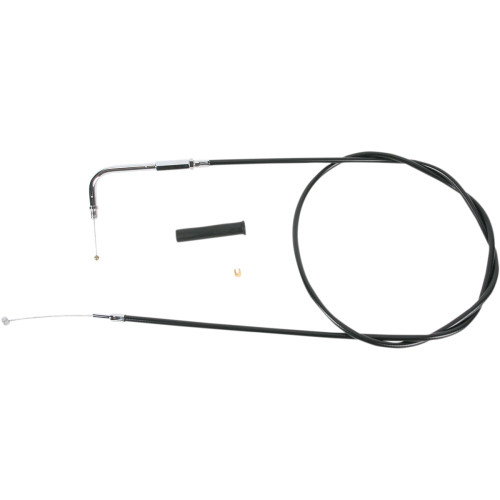 Drag Specialties Black Vinyl Throttle Cable - 50" Drag Specialties Black Vinyl Throttle Cable - 50"