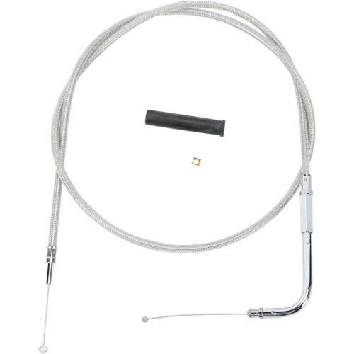 DRAG SPECIALTIES 0650-0301 Drag Specialties Stainless Braided Throttle Cable - 41-3/4"