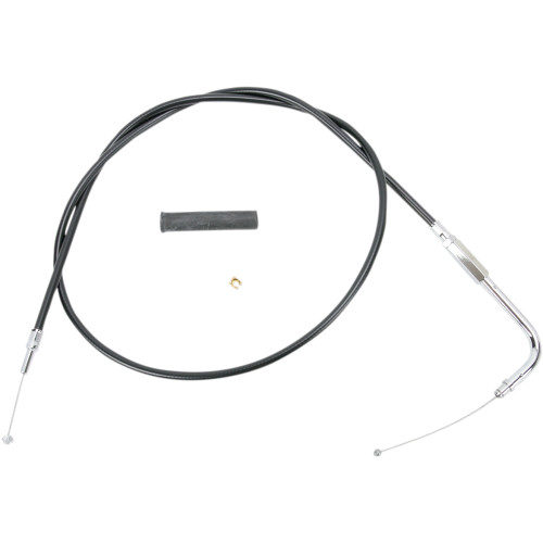 Drag Specialties Black Vinyl Throttle Cable - 47-1/2" Drag Specialties Black Vinyl Throttle Cable - 47-1/2"