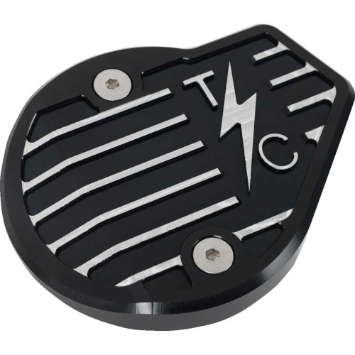 THRASHIN SUPPLY CO. TSC30294 Cam Cover - Gen 2 - Finned - Twice Cut - Black - M8 Tsc-3029-4