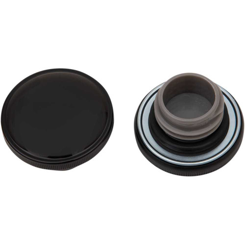 DRAG SPECIALTIES 0703-0818 Drag Specialties Screw-In Gas Cap - Non-Vented - Gloss Black